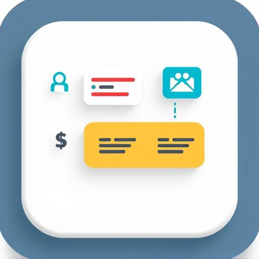 Task management icon illustrating project organization